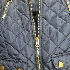 Me Jane Jackets & Coats - | Me Jane | Girls Navy Blue Quilted Jacket Me Jane Jackets & Coats - | Me Jane | Girls Navy Blue Quilted Jacket